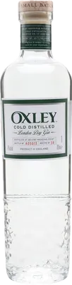 Bouteille de spiritueux : Gin de la marque Oxley