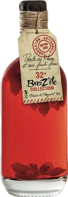 Bouteille de spiritueux : Breiz'île Collection - Fraise de Plougastel de la marque Breiz’île