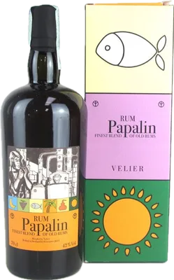 Bouteille de spiritueux : Papalin de la marque Vélier