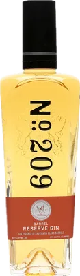 Bouteille de spiritueux : Sauvignon Blanc Barrel Reserve Gin de la marque No.209