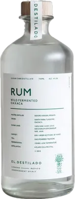 Bouteille de spiritueux : Rum - Wild Fermented Oaxaca de la marque El Distilado