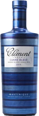 Bouteille de spiritueux : Canne Bleue de la marque Clément
