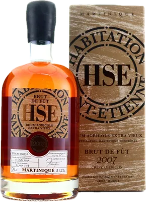 Bouteille de spiritueux : HSE chêne américain de la marque Distillerie du Simon