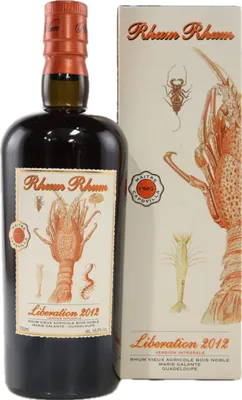 Bouteille de spiritueux : Rhum Rhum Libération Integrale 2012 de la marque Vélier