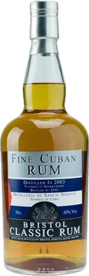 Bouteille de spiritueux : Cuban Rum Sherry Finish de la marque Bristol Classic Rum