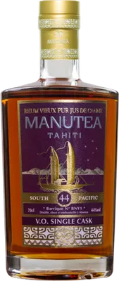 Bouteille de spiritueux : VO Single Cask de la marque Manutea
