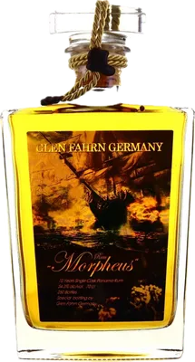Bouteille de spiritueux : Rum Morpheus de la marque Glen Fahrn
