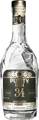 Bouteille de spiritueux : Craft Nordic Dry Gin de la marque Purity