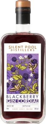 Bouteille de spiritueux : Blackberry Gin Cordial de la marque Silent Pool