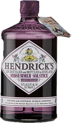Bouteille de spiritueux : Midsummer Solstice de la marque Hendrick's