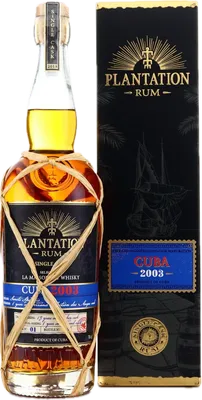 Bouteille de spiritueux : Single Cask Cuba LMDW de la marque Plantation