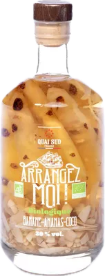 Bouteille de spiritueux : Arrangez-Moi Banane-Ananas-Coco Bio de la marque Quai Sud