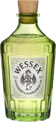 Bouteille de spiritueux : Gooseberry & Elderflower Gin de la marque Wessex