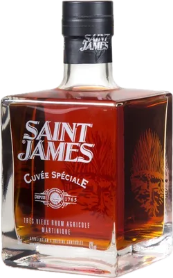 Bouteille de spiritueux : Cuvée Spéciale de la marque Saint James