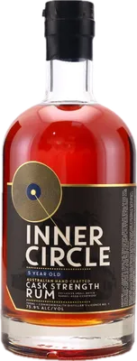 Bouteille de spiritueux : Inner Circle Cask Strength Rum de la marque Inner Circle