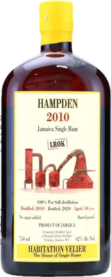 Bouteille de spiritueux : US Import de la marque Hampden