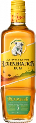Bouteille de spiritueux : Regeneration de la marque Bundaberg