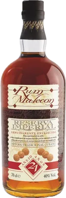 Bouteille de spiritueux : Reserva Imperial 21 Years de la marque Malecón