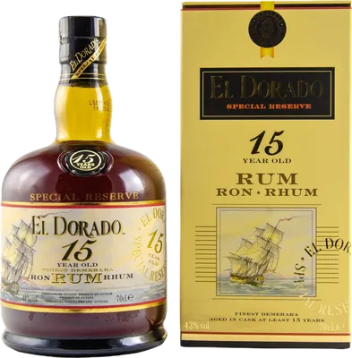 Bouteille de spiritueux : 15 de la marque Demerara Distillers Ltd
