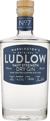 Bouteille de spiritueux : No. 7 Wardington's Original Navy Strength Dry Gin de la marque Ludlow
