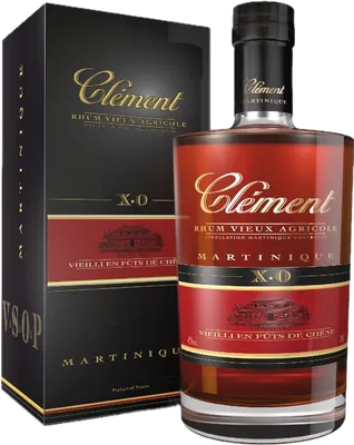 Bouteille de spiritueux : XO de la marque Clément
