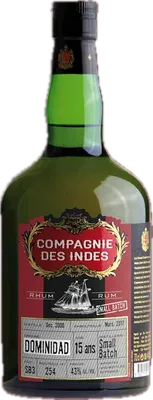 Bouteille de spiritueux : Dominidad Third Batch – Blend de la marque Compagnie des Indes