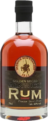 Bouteille de spiritueux : Golden Spiced de la marque Alnwick Rum