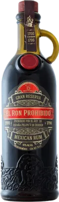 Bouteille de spiritueux : Gran Reserva 15 de la marque El Ron Prohibido