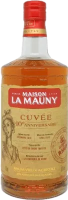 Bouteille de spiritueux : Cuvée 10ème Anniversaire - La Confrérie du Rhum 2019 de la marque Maison La Mauny