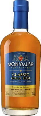 Bouteille de spiritueux : Gold de la marque Monymusk