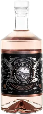 Bouteille de spiritueux : Pink Grapefruit Gin de la marque Lyme Bay