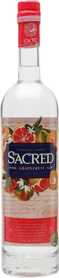 Bouteille de spiritueux : Pink Grapefruit Gin de la marque Sacred