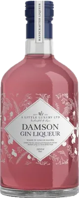 Bouteille de spiritueux : Damson Gin Liqueur de la marque A Little Luxury