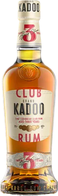 Bouteille de spiritueux : Club 3 Years de la marque Grand Kadoo