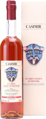 Bouteille de spiritueux : Clairin 29 months (Kate Perry, LM&V) de la marque Vélier