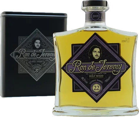 Bouteille de spiritueux : Holy Wood 22 YO Cognac Barrel de la marque Ron de Jeremy