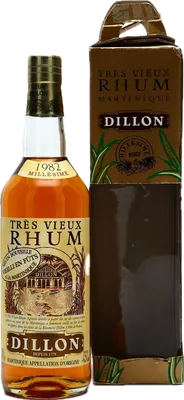Bouteille de spiritueux : Très Vieux Rhum Millésime 1982 de la marque Dillon