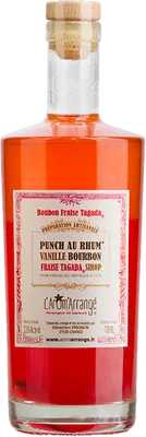 Bouteille de spiritueux : Punch au Rhum Fraise Tagada de la marque L'Arôm'Arrangé