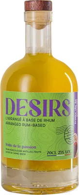 Bouteille de spiritueux : DESIRS - Fruit de la Passion de la marque Rhum Désirs