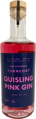 Bouteille de spiritueux : Quisling Pink Gin de la marque Turncoat