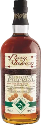 Bouteille de spiritueux : 25 Years Reserva Imperial de la marque Malecón