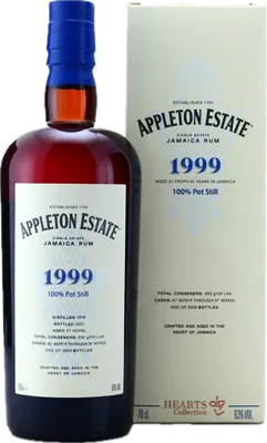 Bouteille de spiritueux : Hearts Collection - 1999 de la marque Appleton Estate