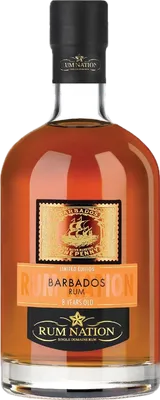 Bouteille de spiritueux : Barbados 2019 de la marque Rum Nation