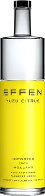 Bouteille de spiritueux : Yuzu Citrus de la marque Effen