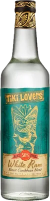 Bouteille de spiritueux : White Rum de la marque Tiki Lovers