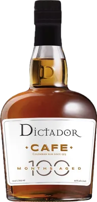 Bouteille de spiritueux : 100 Months Aged Cafe de la marque Dictador