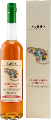 Bouteille de spiritueux : Clairin Ansyen Sajous (Bielle Cask) de la marque Vélier