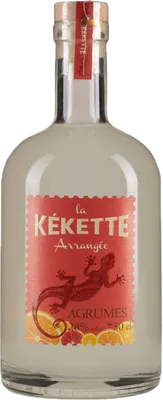 Bouteille de spiritueux : Agrumes de la marque La Kékette Arrangée