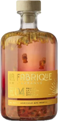 Bouteille de spiritueux : N°04 Fruit de la passion & Fleur d’Hibiscus de la marque La Fabrique de l’Arrangé