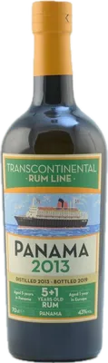 Bouteille de spiritueux : Panama 2013 de la marque Transcontinental Rum Line